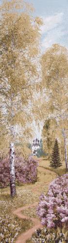 Гобелен Лес: Весенний лес (34х120) Гобелен Лес: Весенний лес (34х120)